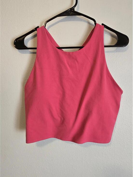 Athleta Tops - Athleta Conscious Crop Hibiscus Tea Pink Athletic/ Athletisure Tank (XL)